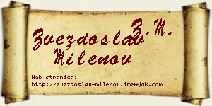 Zvezdoslav Milenov vizit kartica